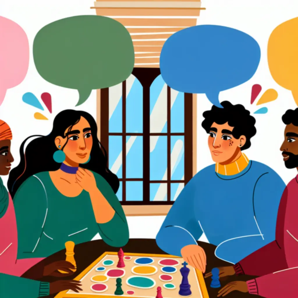 Społeczność graczy planszówek dzieląca się opiniami